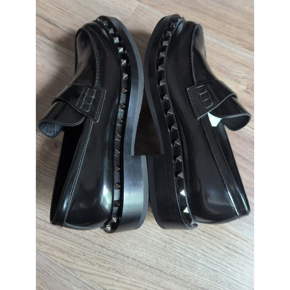 Valentino Garavani Rockstud M-Way Loafers Mens EU 42.5 $1190